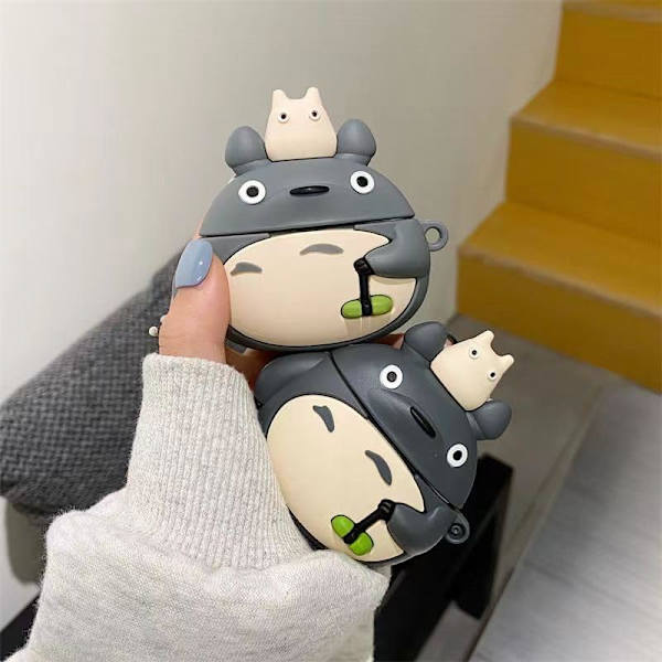 Kompatibel med AirPods 3:e generationens fodral (AirPods 3-fodral), söta roliga tecknade mönster i silikon, skyddande fodral