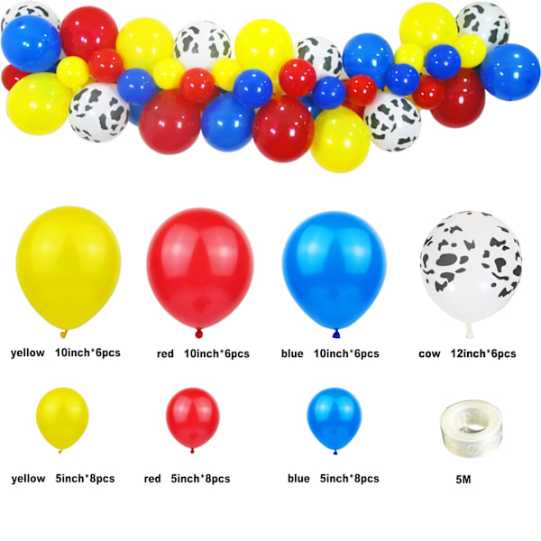 Gårdstema Bursdagsdekorasjon, Populære Bursdagsballonger, Fashio