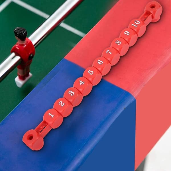 2-delt sæt (rød + blå) billard scoretavle, bordfodbold scoretavle