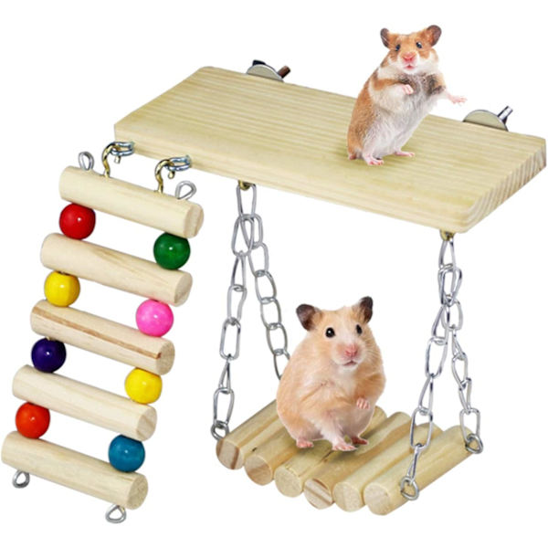 Ocean 3 Pack Hamster Urheilulelut, Puinen Riippuva Hamstereille, Gu