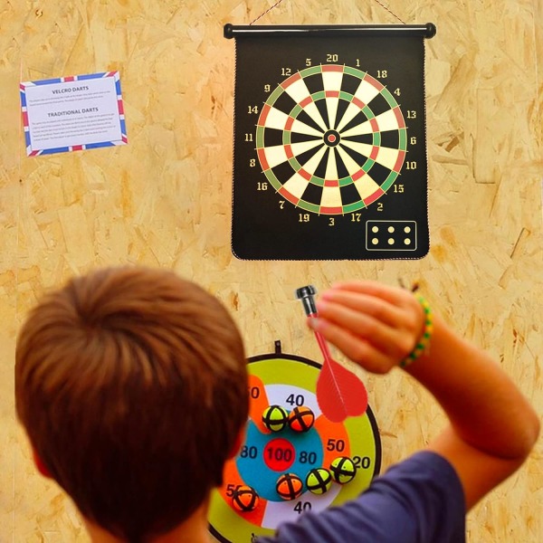 Magnetisk Sikker Dartbræt til Børn og Voksne Dartbrætspil