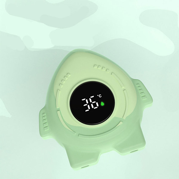 Grön Raketformad Babybad Termometer Badtermometer B