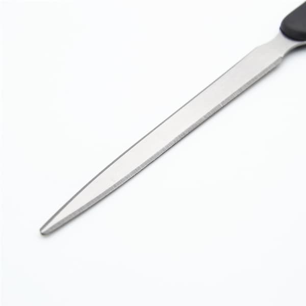 Papirkutter med plasthåndtak 19 cm svart