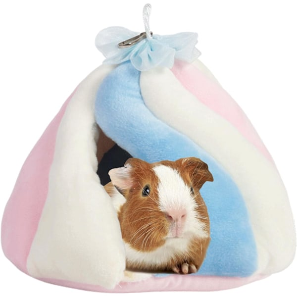 Marsvin Varm Seng Rede, Små Dyr Sovende Hængekøje Plys Hytte, Hamsterbur Tilbehør, Skjulested Hule Hængende Hus Legetøj til Gerbil Dværgmus Rotte