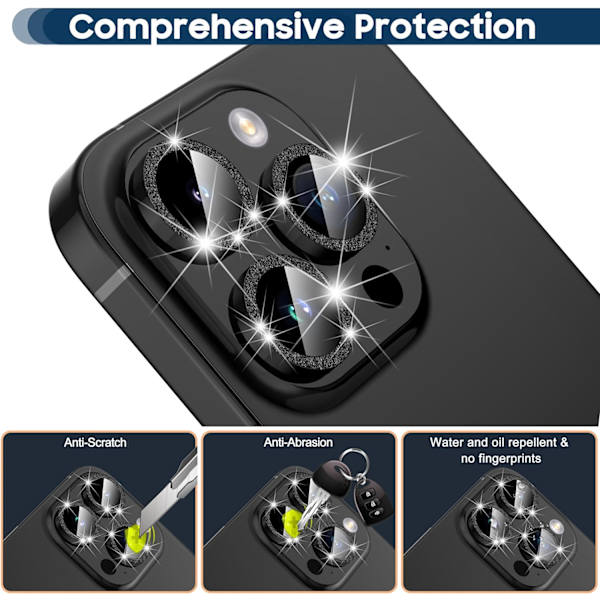(Svart) Passar för iPhone 15 Pro/15 Pro Max iPhone 15 Pro/15 Pr