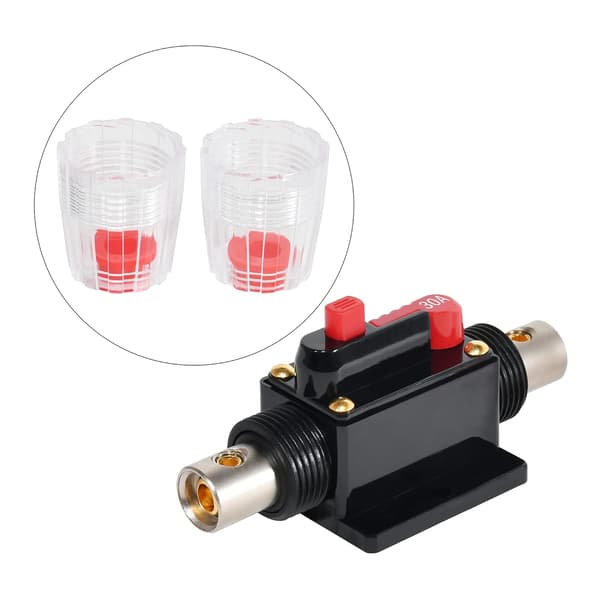 30 Amp Bilkredsløbsafbrydere Sikringsholder Beskyttelse Lyd Inline Q