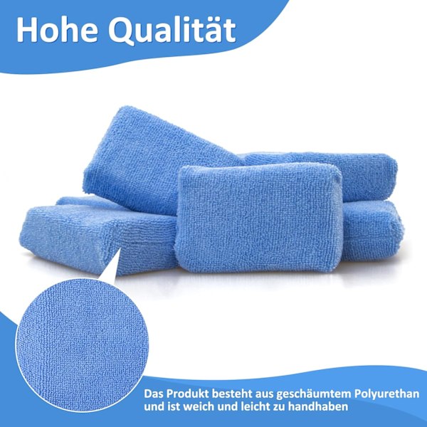 Pakke med Mikrofiber Bilvoks Applikatorputer