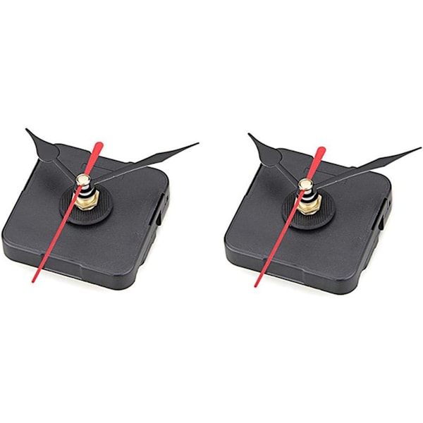 Ocean 2-pack DIY Kvartsurverk Rörelse Svarta Röda Visare
