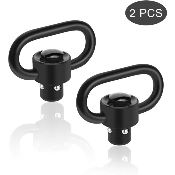 2 stk. QD Sling Mount Rifle Swivels Mount 1,25\" Loop Heavy Duty Pu