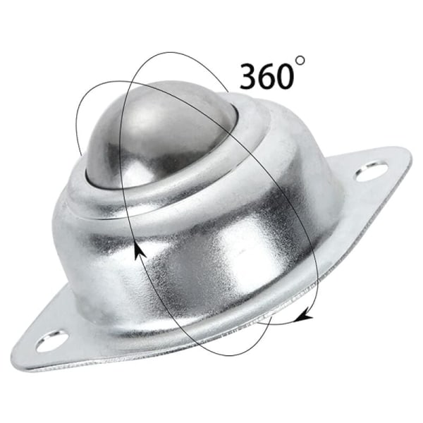 6 stk Møbelhjul 16mm Universal Kuleoverføring Kuleoverføring