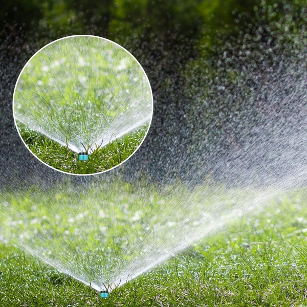 100 stk Dryp-vandingssprinkler, justerbar vandstrøm, 360 grader