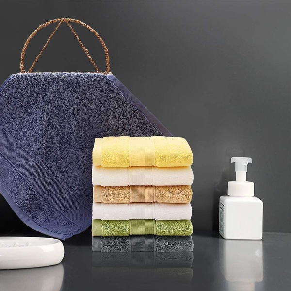 Luksus håndklæder sæt på 7, 14" x 14" lille firkantet håndklæde, køkken