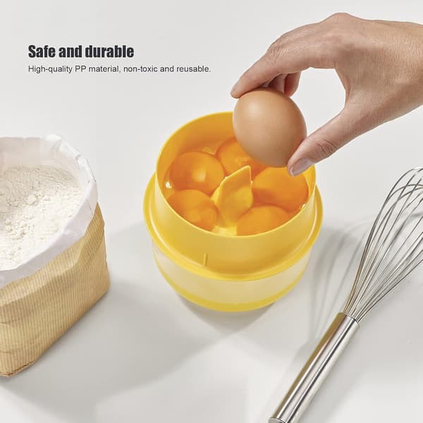Mini Æggeblomme Separator (Gul) Hurtig og Nem Separator Holdbar