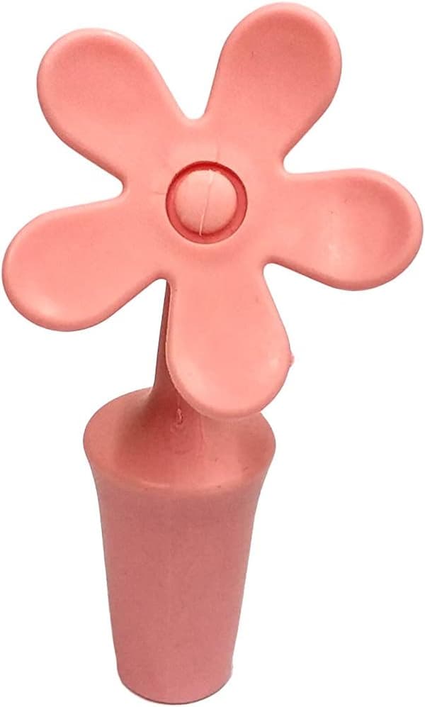 (4-pack) Blomformade flaskproppar, vinproppar, silikonflaskpropp solrosformad vinplugg för champagne, dryck, öl, vinproppar
