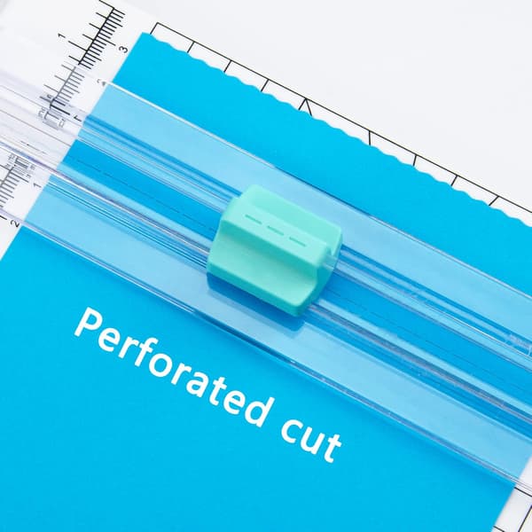 Papirkutter Erstatningsblader Brukes for 4 Stil Multi-Funksjons Scrapbooking Verktøy med Dial Blader av Perforert Papirkutter Blad Refills Mint Grønn