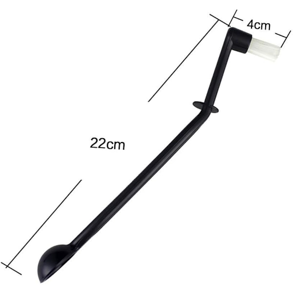 2 kpl nylon-puhdistusharjoja (musta) kahvi-/espresso-koneille
