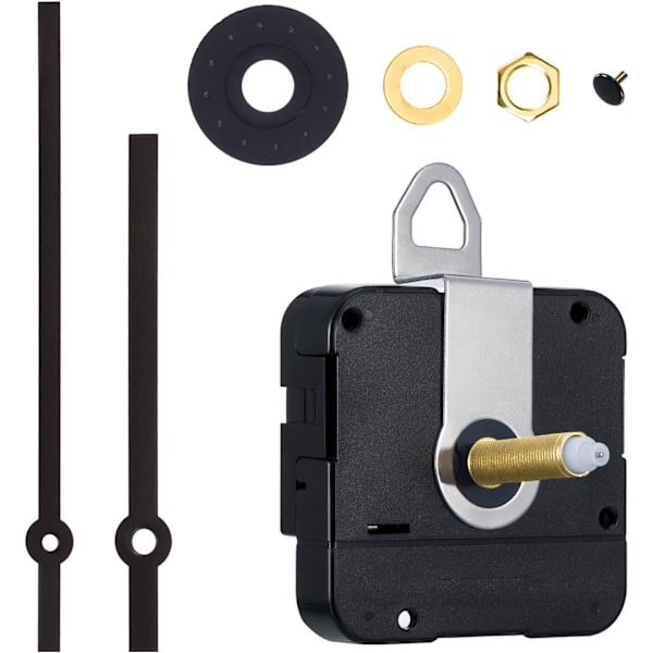 31mm Långt Quartz Urverk DIY Reparationskit (Svart)