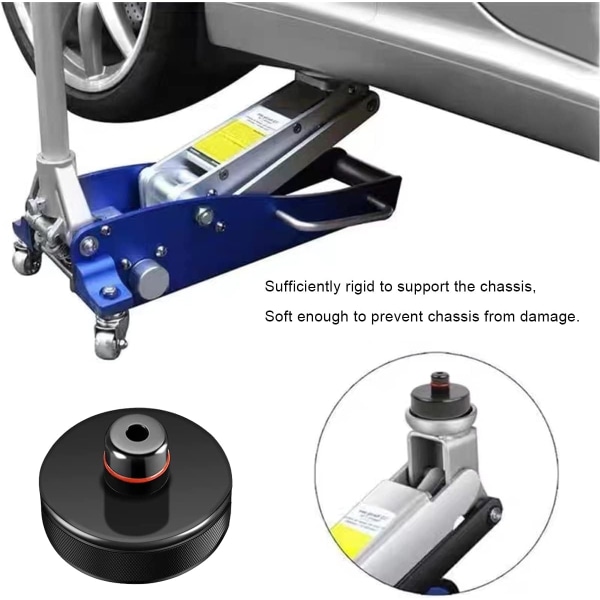 Sæt med 4 Løftepude Jack Pads til Tesla Model 3/Y/X/S med Opbevaringsboks