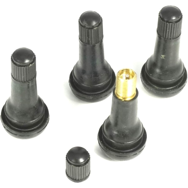 Sats med 4 instickningsventiler för däck Längd 45 mm