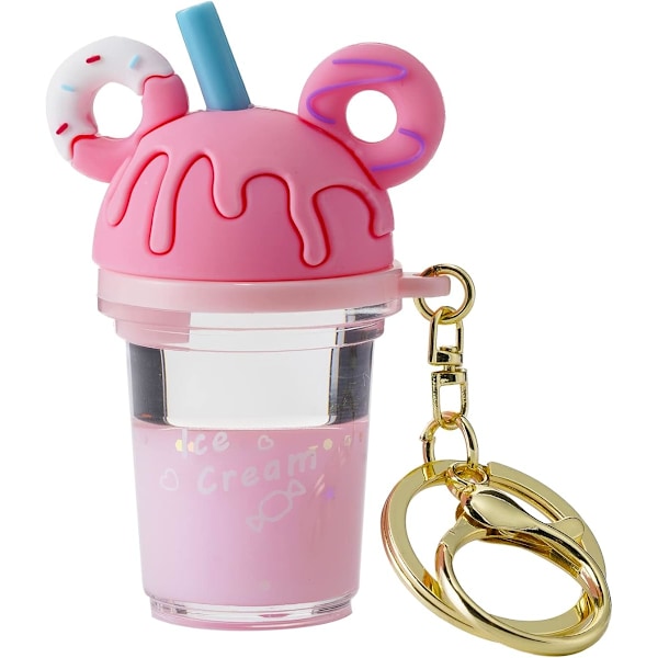 Donitsi Avaimenperä, Boba Tee Kawaii Söpöt Asusteet Reppuihin, Mukava Nestemäinen Avaimenperä Tytöille, Naisille, Tyttärille