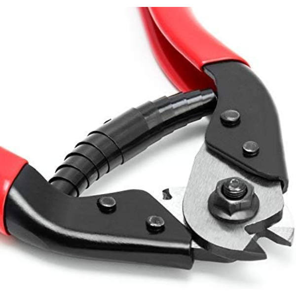 190mm kabelkutter i rustfritt stål for kutting av ståltråd opptil 4 mm