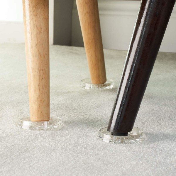 DIY Møbelrullkopper - Pakke med 8 - Møbelunderlag for Tungt Møbler