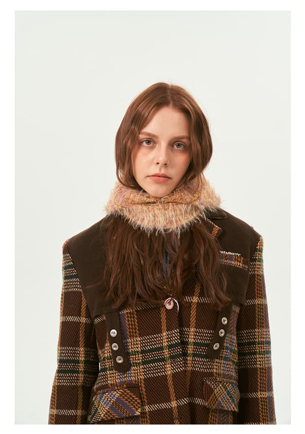 Faux Sable Strikket Lue - Oransje, Design Niche Section Pullover Ull