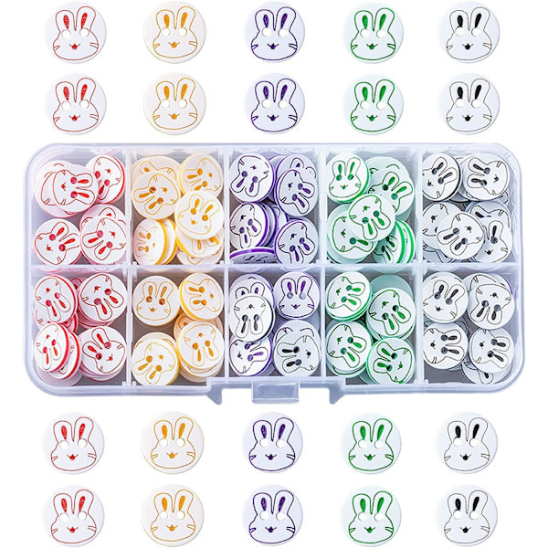 150 stk. Knapper til Baby Cardigan Strikning 12,5 mm, Harpiks Knapper