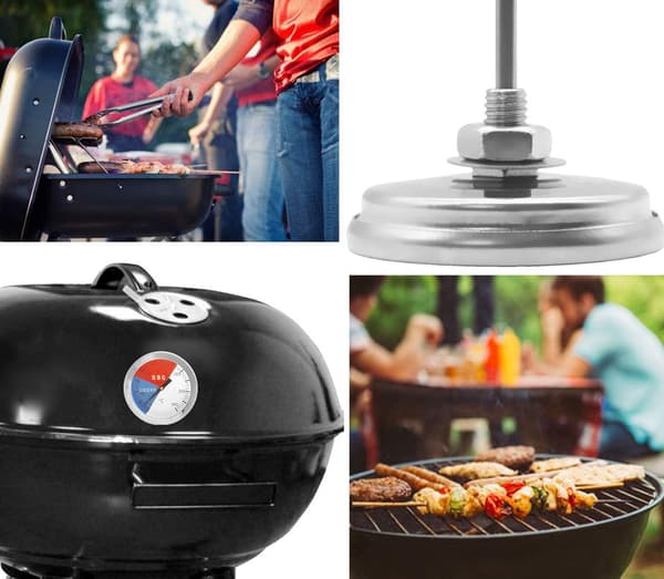 1 stk Analogt Kogetermometer til Grill, Ryger, Gryde, Pander