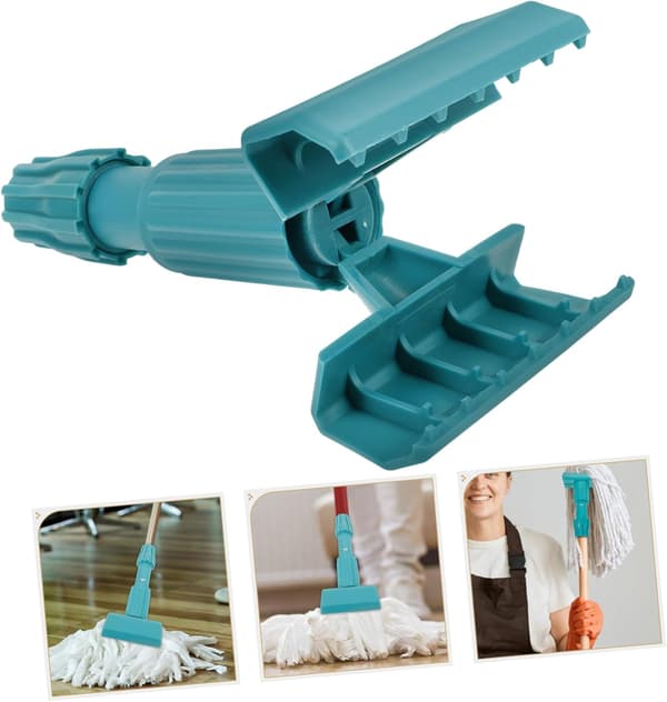 2 stk Moppklips Gulvmoppklemme Mopphåndtak Erstatning Mopp Erstatningsklemme Mopphåndtak Del Mopphode Klemmer Mopphode Klips Mopp Erstatningsholder Mopp M