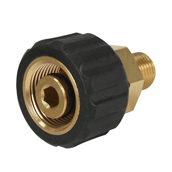 T&F Painepesurin sovitin M22 - M22 / 3/8\" / 1/4\" pikaliitäntä suihkupistoolille