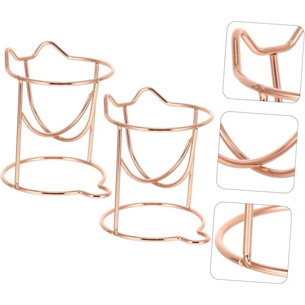 2 stk. Sminke Egg Holder Makeup Oppbevaring Egg Puff Brett Sminke Svamp