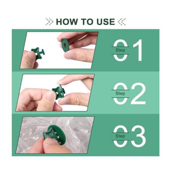 Växthus Twist Clamp Skuggfäste Bubbelklämma Nät f