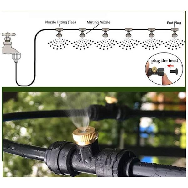 15M Dimsystem, Patio Dimmaskare Kyldimssystem Utomhus