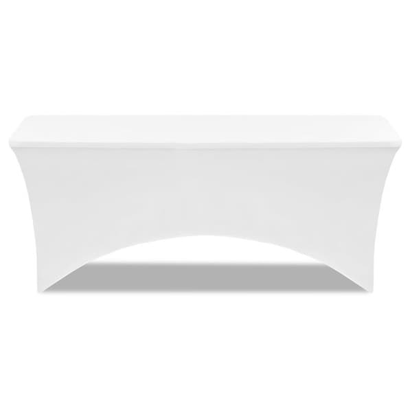 Bordsskydd för 183 CM fällbord - vitt, elastiskt bordsskydd