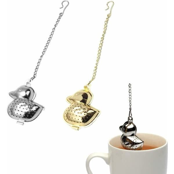 2 st Teinfuser Te Sil Teinfuser Bollar Rostfritt Stål T