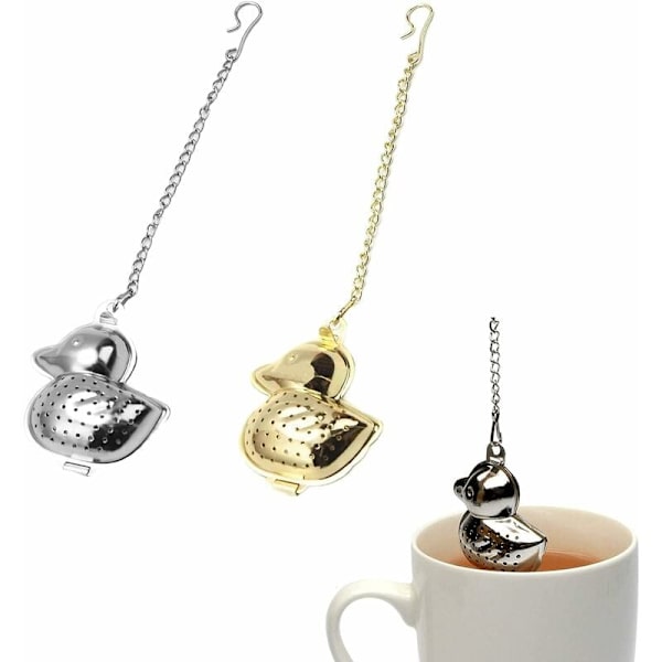 2 stk. Teinfuser Teisil Teinfuserkuler Rustfritt Stål T
