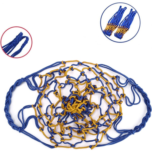 Basketballnettveske - Nylonnettveske - Bærbar fotballnettveske f