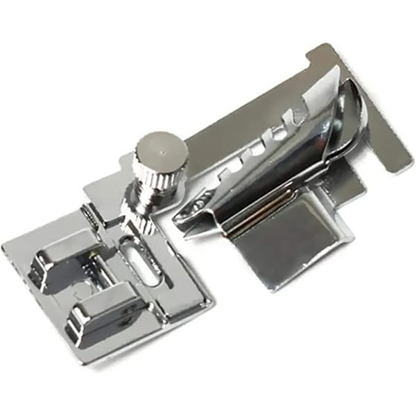 Snedd-bindningsfot, 5,5 x 3 x 1 cm CY-9907 Tryckfot Snedd-bindningsfot för hushålls-symaskin, Rostfritt Stål Hushålls-sytillbehör för