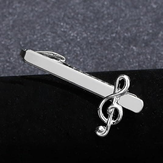 Nyhet Herr Silver Slipsnålar, Unika Blad, Piano Ankar Symbol Slipsnålar
