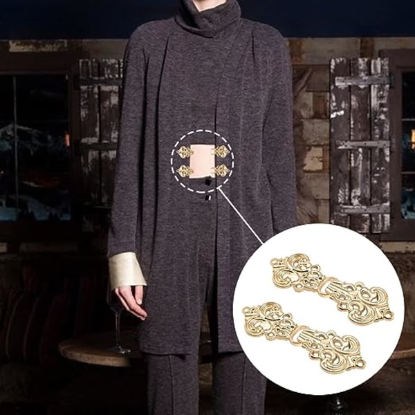 5 Paria Neulonta-Neppari Cardigan-Solki Kukallinen Vintage-Tyyli Vaalea Kulta