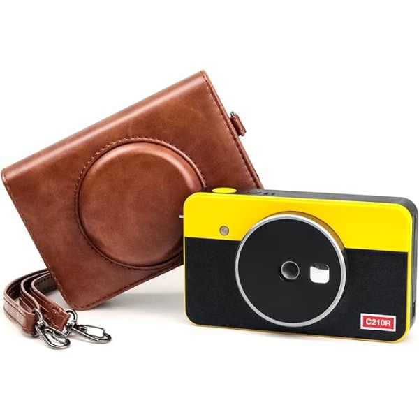 Yhteensopiva Kodak Mini Shot 2 Retro, PU- case kanssa