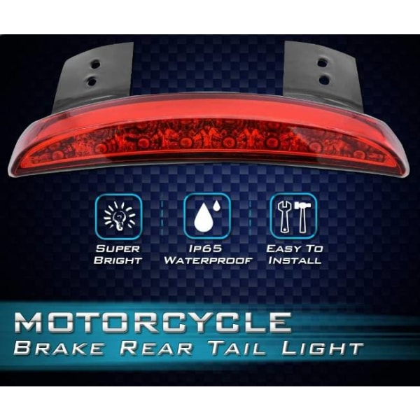 Motorcykeltillbehör - Konverteringsljus - Röd, XL883 1200 LED T