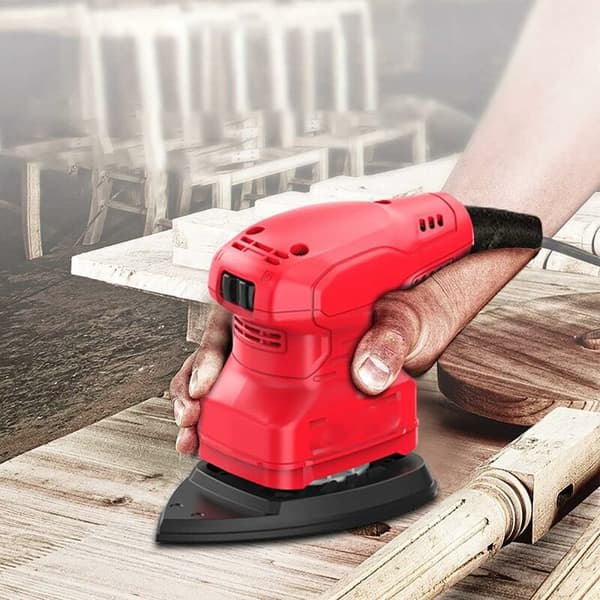 10-blads slippapper för slipning, 60 korn, för Black & Decker Detail P