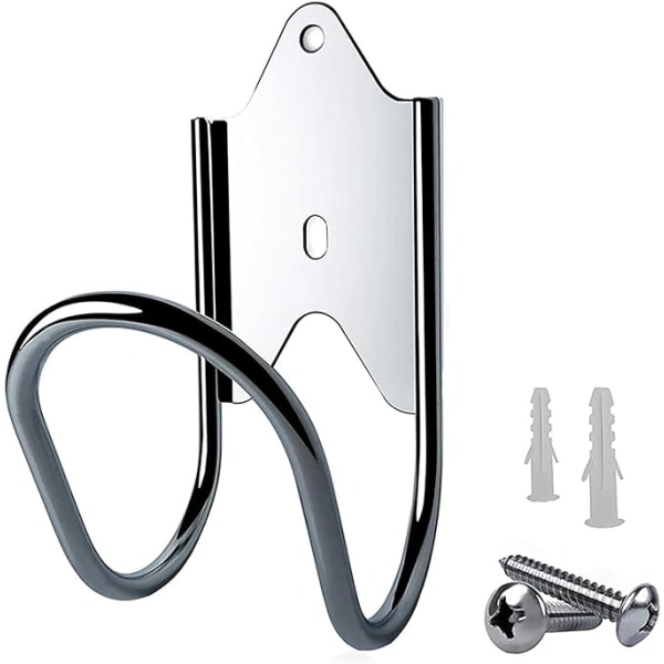 Hageslangeholder 2 stk, Hageslangeholder i rustfritt stål