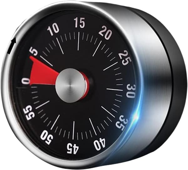 Basics mekanisk og magnetisk timer (sort), Magnetisk Timer Maxi
