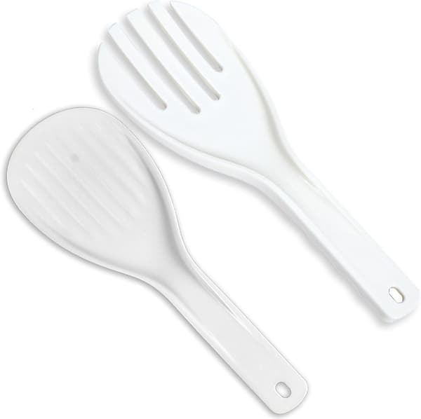 2 stk. Plast Risøse Sleiv Non-Stick Risspatel