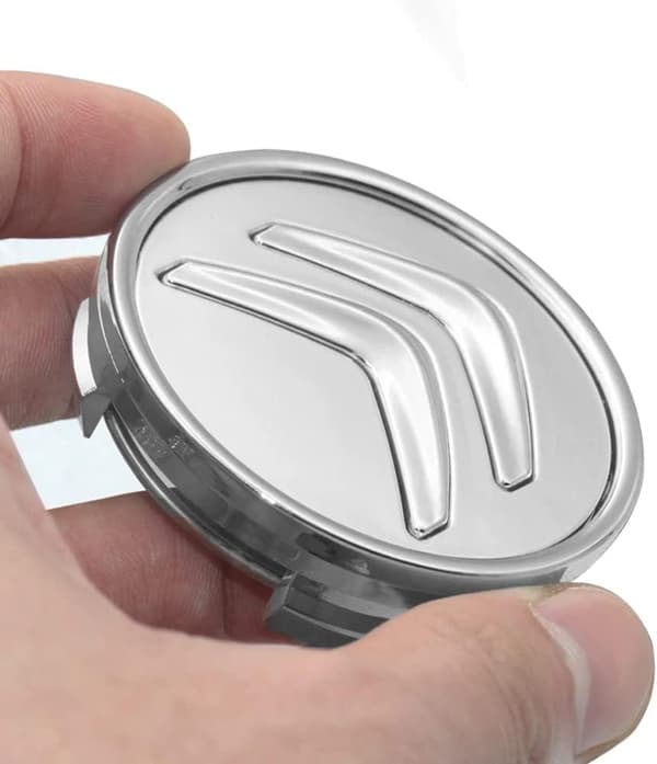4 × 60mm Bilnavkapsler til Citroen C3 C4 C5 Elysee Berling
