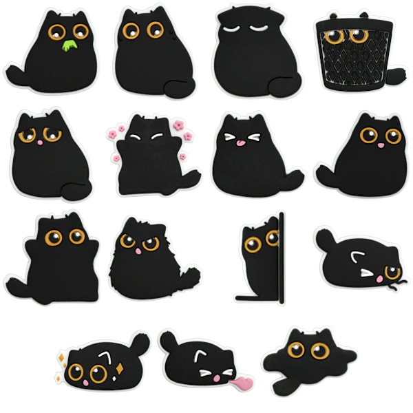 Valentine Nyttår Katt Blomster Sko Dekor Anheng for Tresko, Toast Drikke Sløyfe Anheng Tilbehør for Voksne