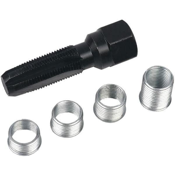 5 kpl M14 x 1,25 sytytystulpan kierteiden korjaussetti, sylinterinkansi kierteiden uudelleenleikkaus